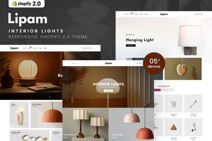 Lipam - Interior Lights Shopify 2.0 Theme