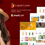 Liquid Loom - Health Drinks & Juice Shopify Theme