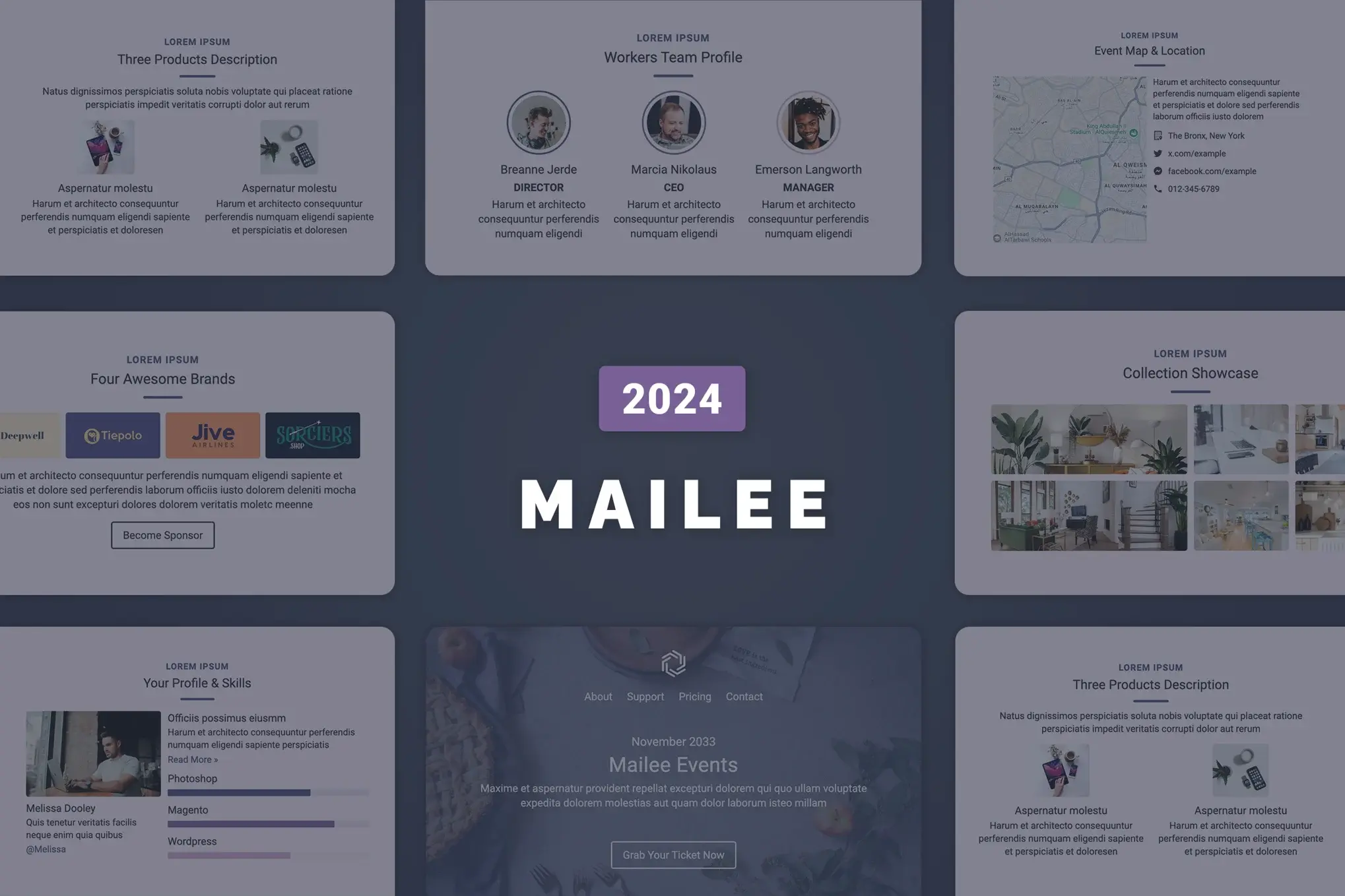 Mailee Multipurpose Email Template 2024