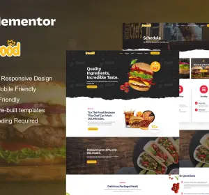 Travood - Food Truck & Street Food Elementor Pro Template Kit