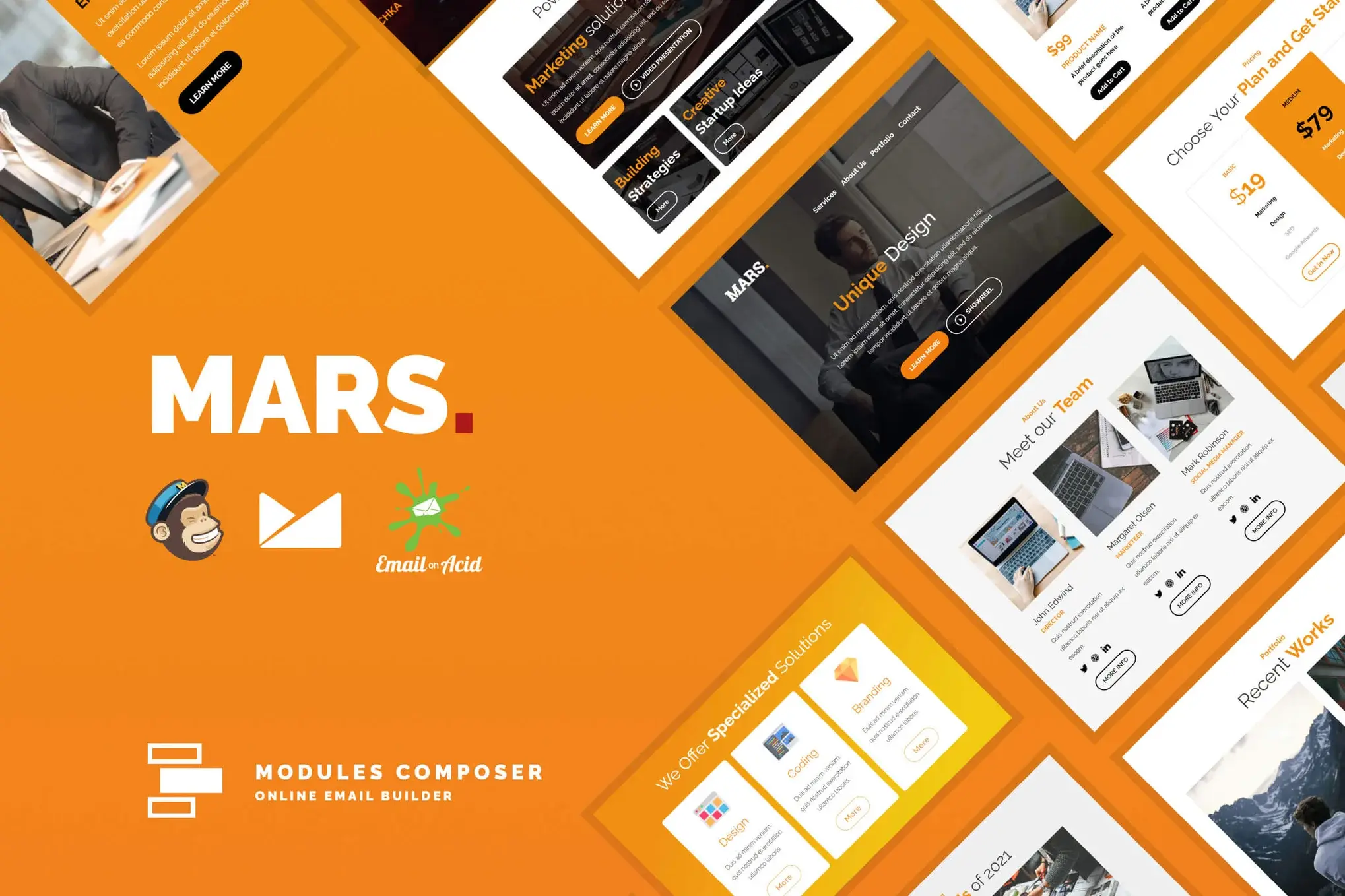 Mars - Responsive Email Template for Startups