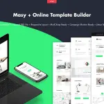 Masy - Minimalistic Furniture Email + Builder