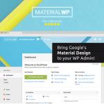 Material WP – Material Design Dashboard Theme