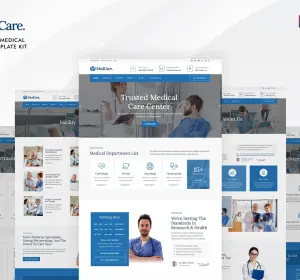 Medcare - Health Care & Medical Elementor Template Kit