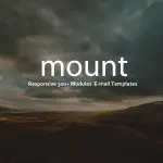 Mount - 300+ Modules E-mail Template