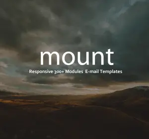 Mount - 300+ Modules E-mail Template