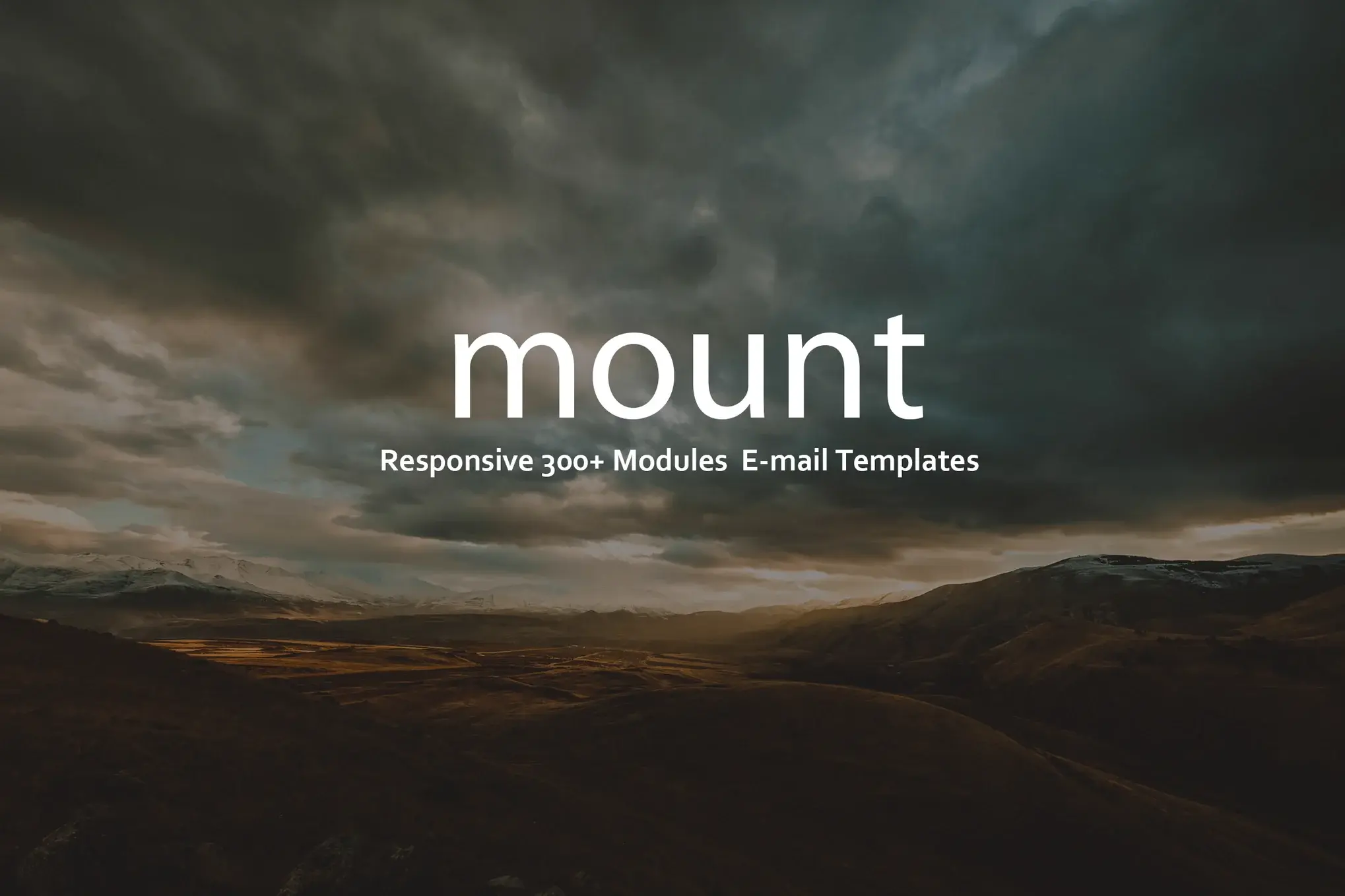 Mount - 300+ Modules E-mail Template