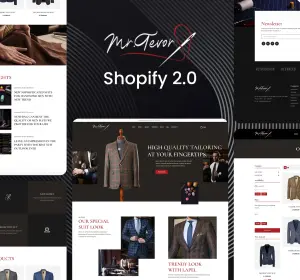 MrTevor - Blazer Clothing and Fashion ShopifyTheme