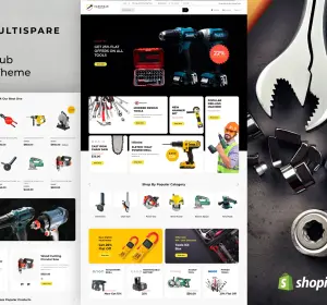 Multispare - Hardwares, Tools Shopify Theme.