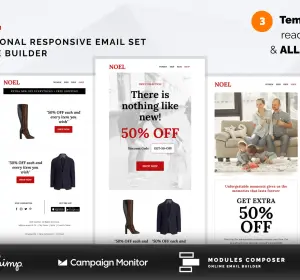 Noel - Promotional Email Templates Set