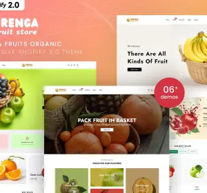 Orenga - Food & Fruits Organic Shopify 2.0 Theme