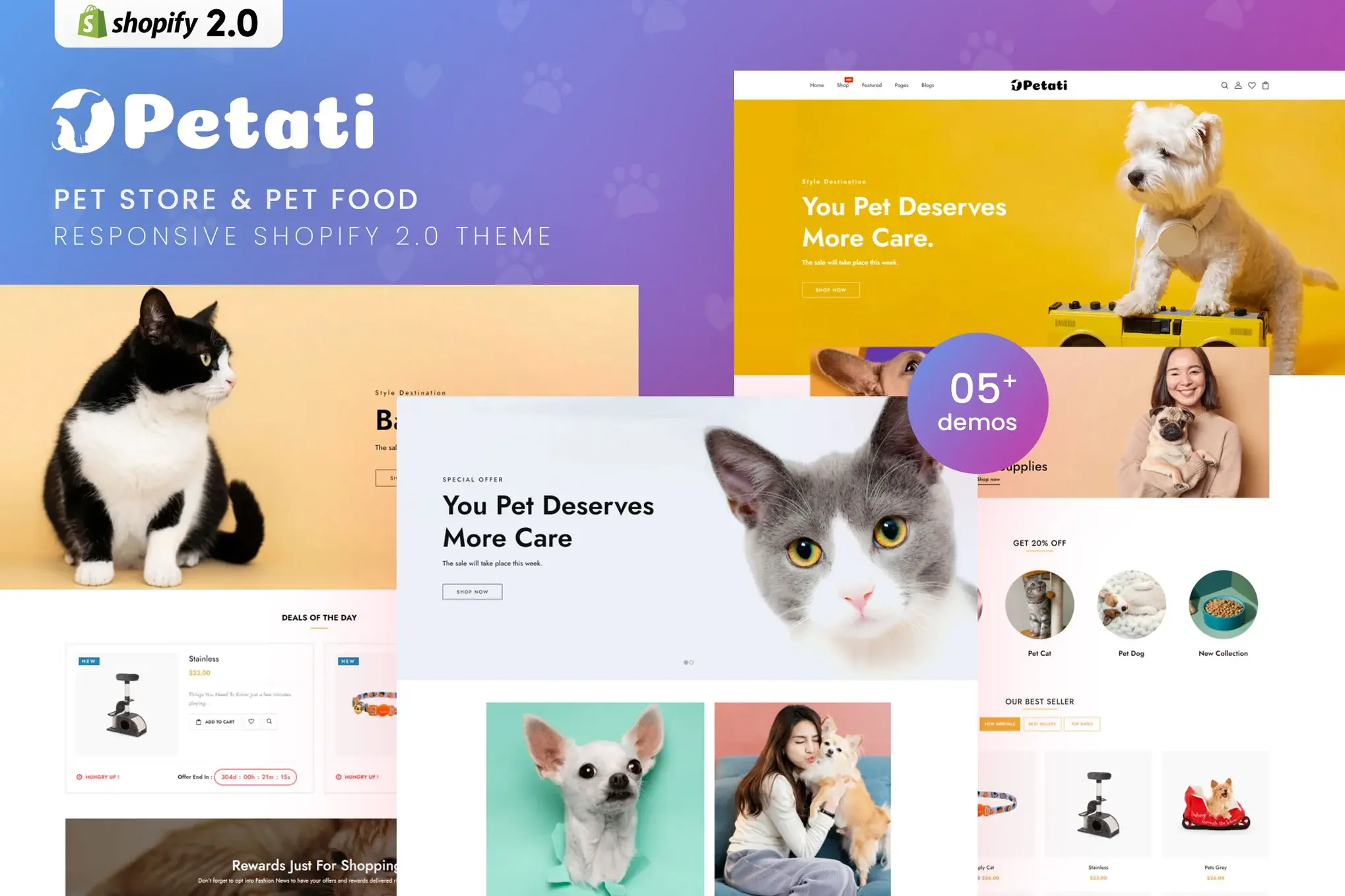 Petati - Pet Store & Pet Food Shopify 2.0 Theme