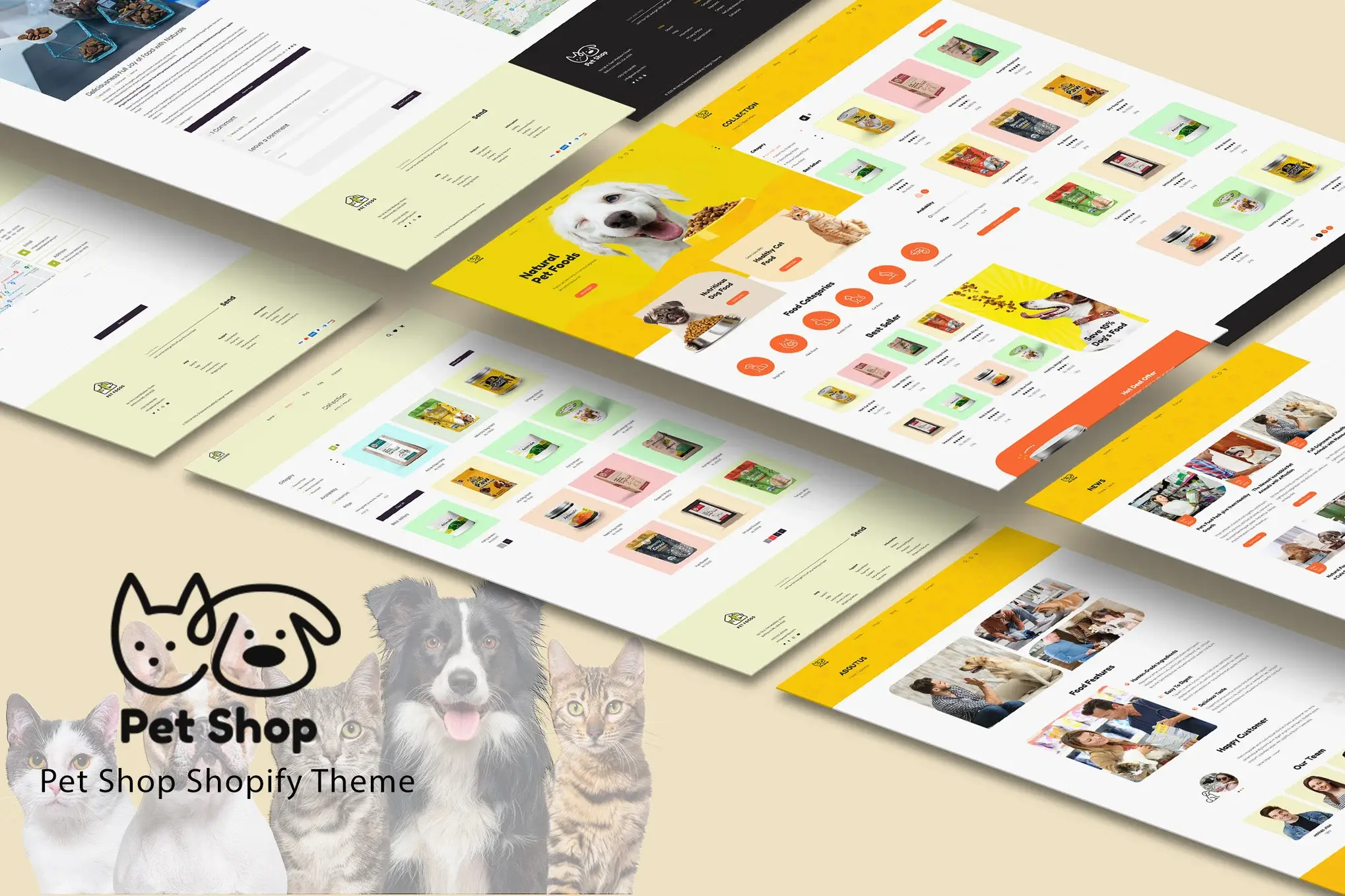 Petty - Pets, Animals & Pet Shop Shopify Theme