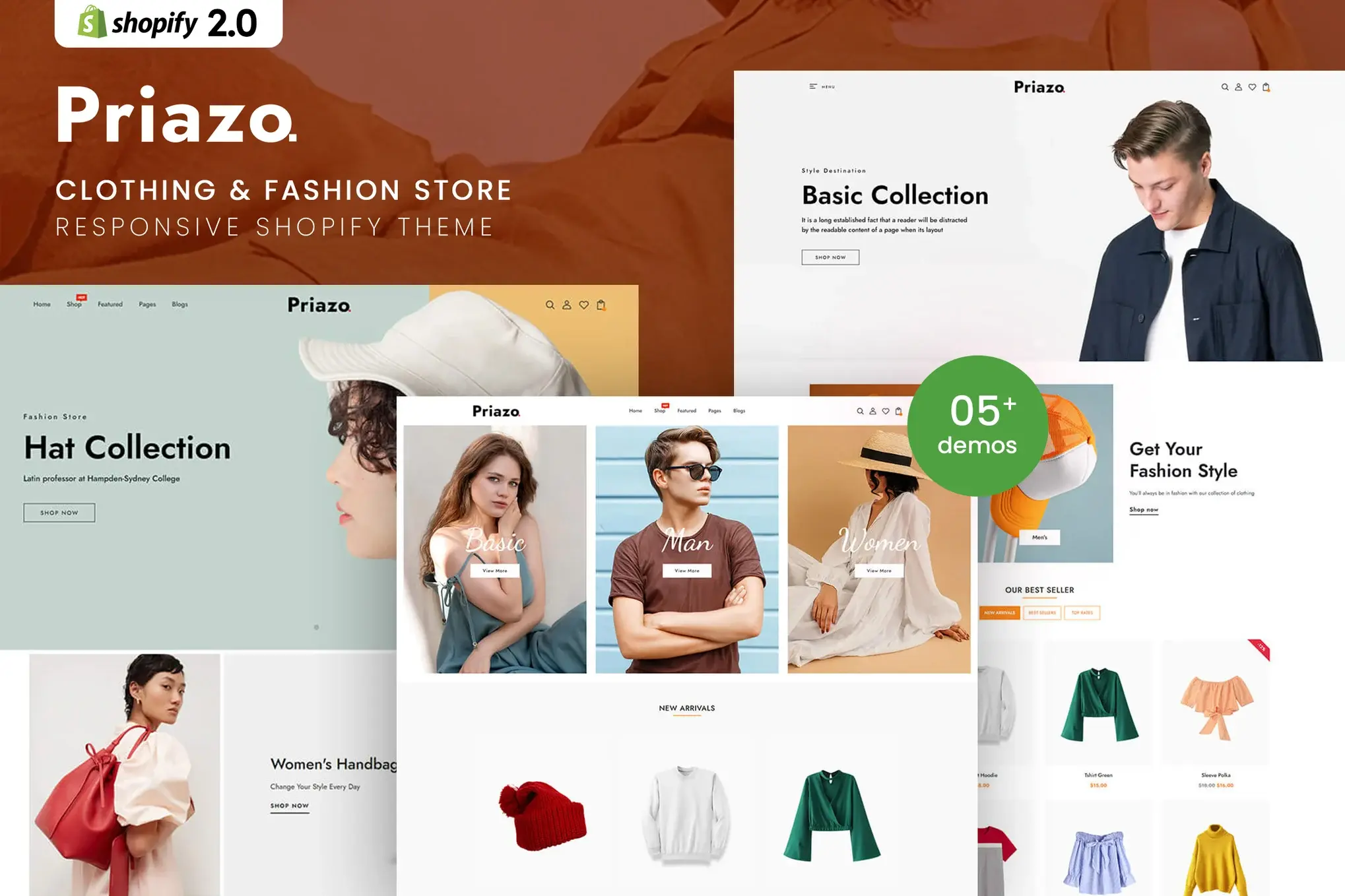 Priazo - Clothing & Fashion Shopify 2.0 Theme