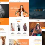 Retail Mail - Responsive E-mail Templates set