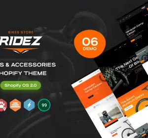 Ridez - Bike & Accessories Shopify Theme OS 2.0