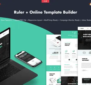 Ruler - Creative Agency Portfolio Email + Builder