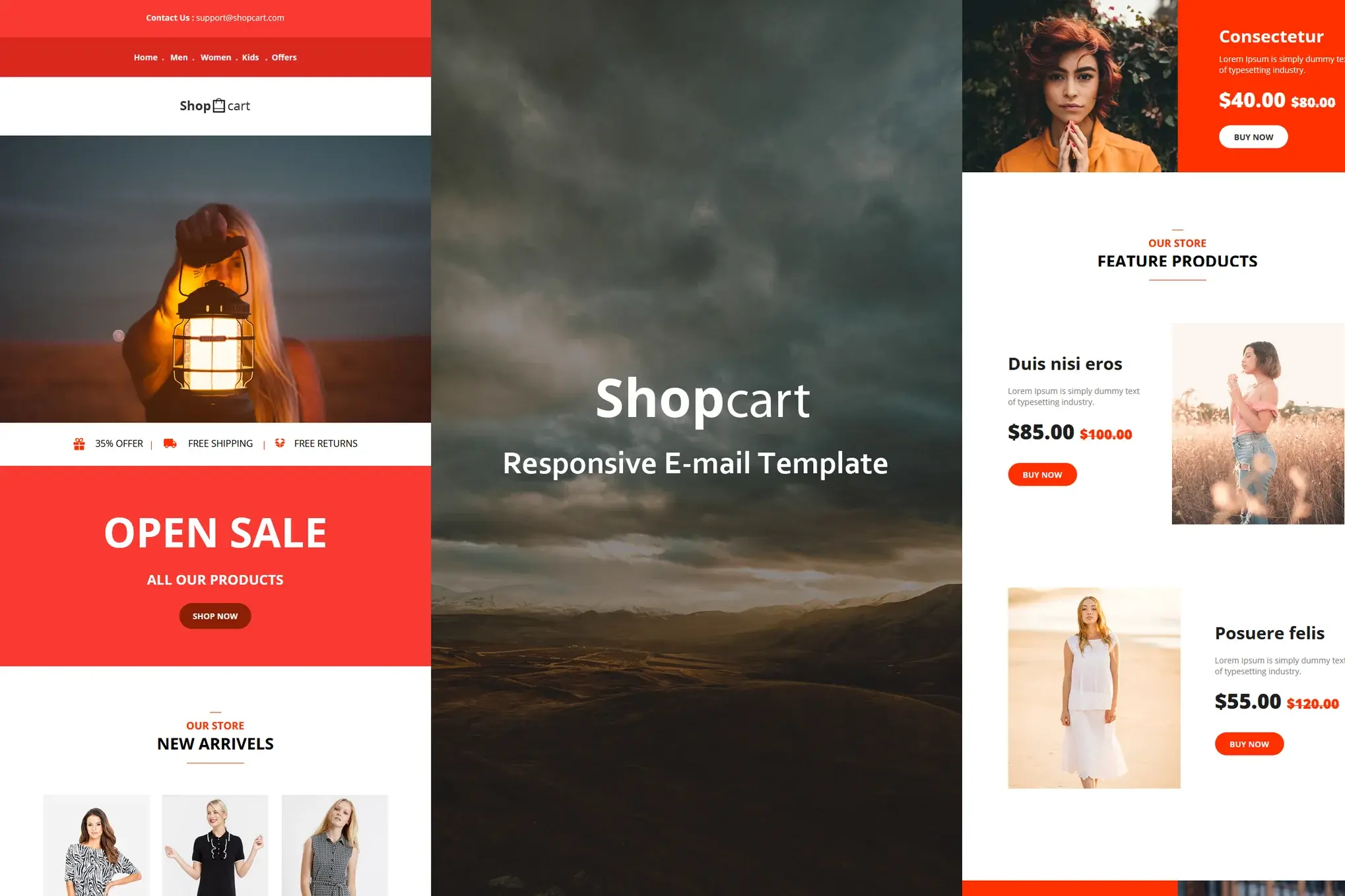 Shopcart - 35+ Modules Modules E-mail Templates