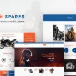 Spares - Car, Auto Parts,Automotive Shopify Theme