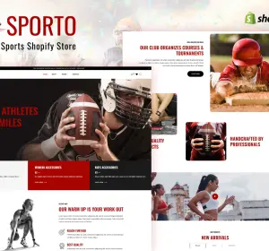 Sporto - Fitness Sports Shopify Store