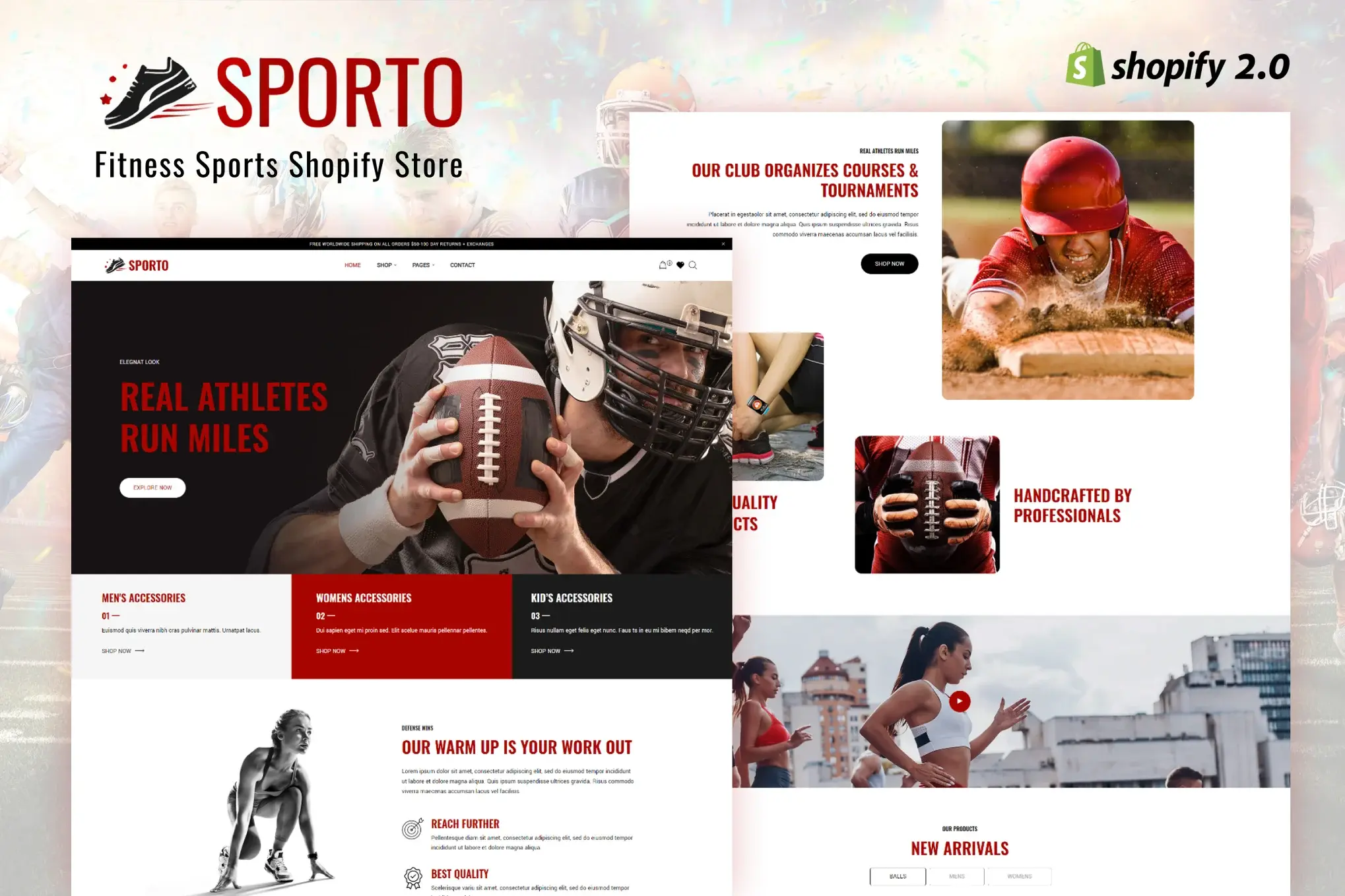 Sporto - Fitness Sports Shopify Store