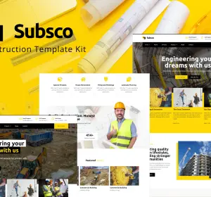 Subsco - Construction Elementor Template Kit