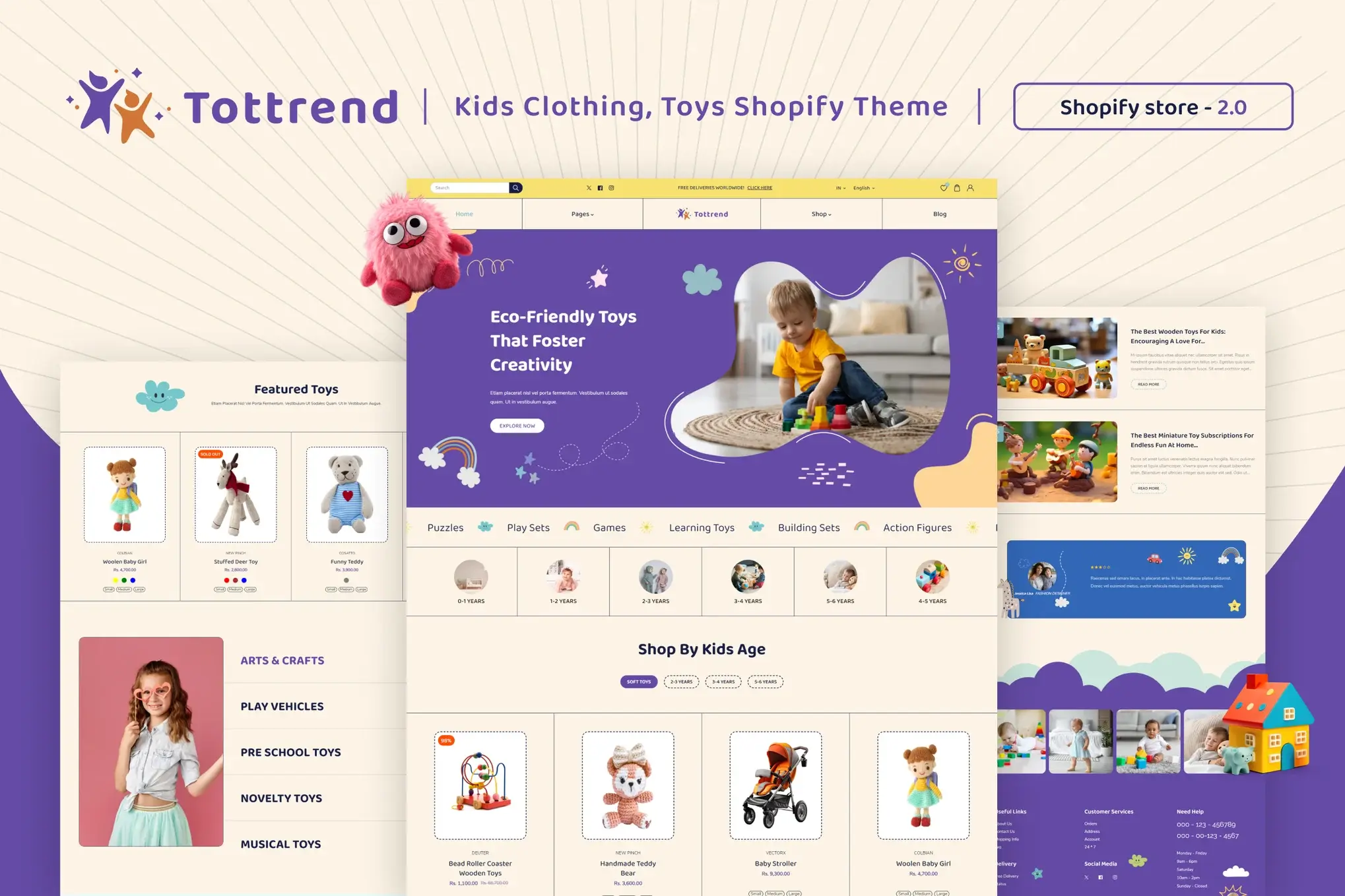 Tottrend - Kids Toys & Cloth Shopify Theme