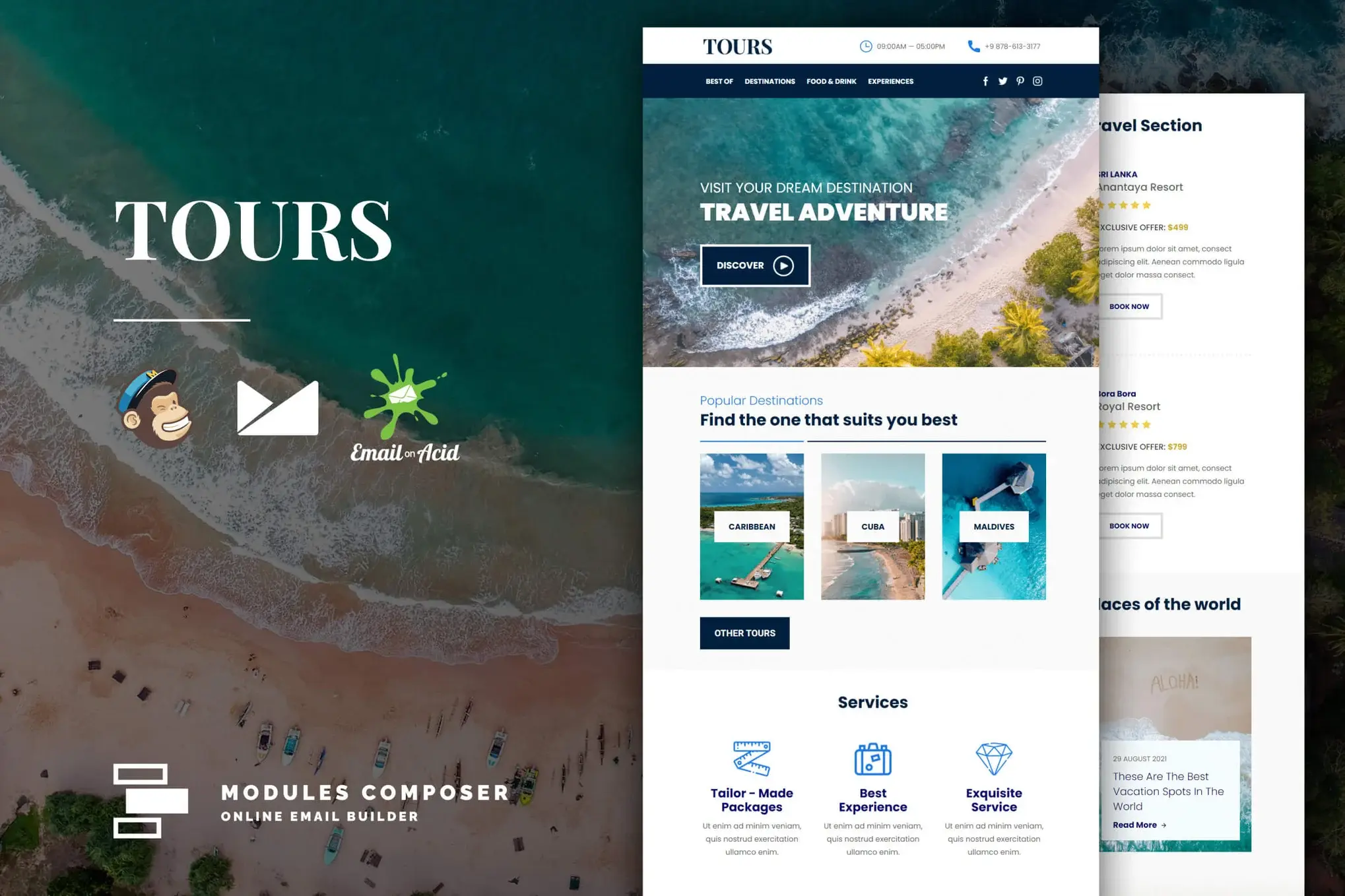 Tours - Book & Travel Responsive Email