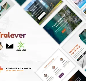 Tralever - Book & Travel Responsive Email