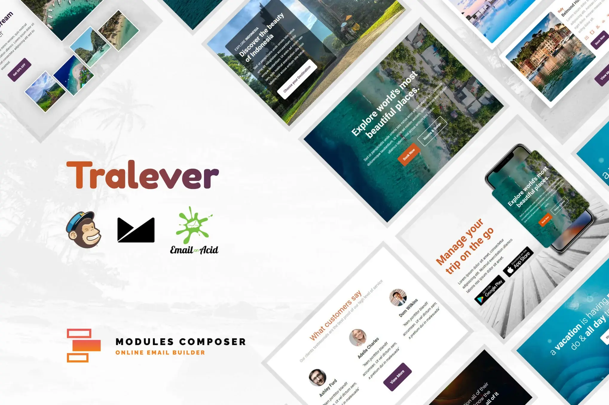 Tralever - Book & Travel Responsive Email