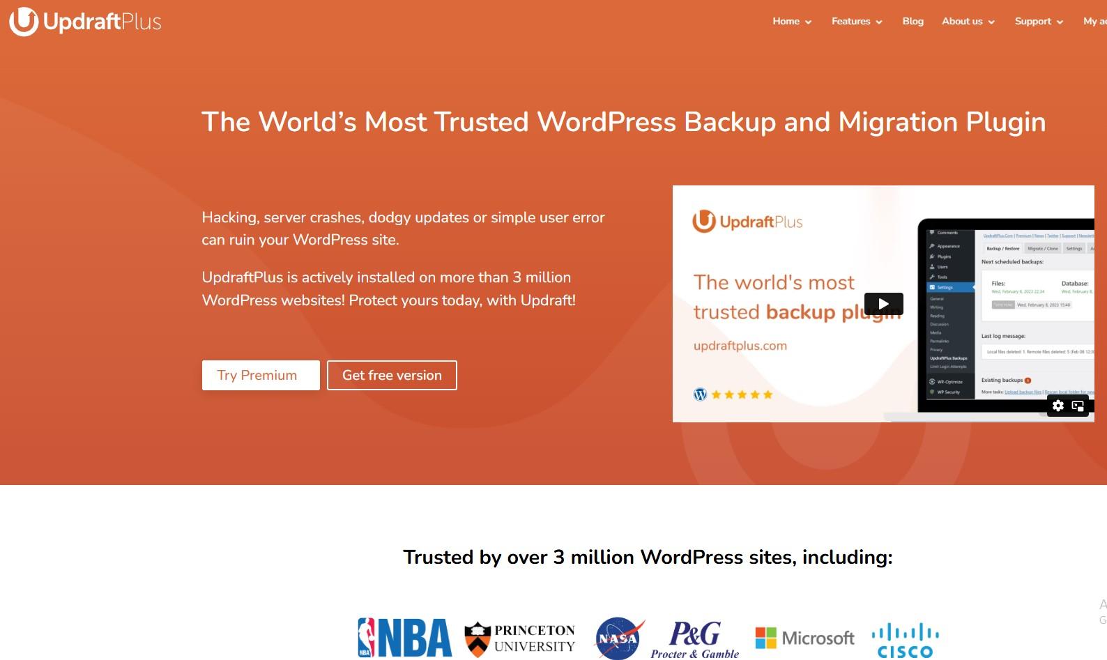 UpdraftPlus WordPress Backup Plugin