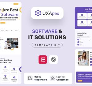 UXApex – IT Solutions & Services Company Elementor Template Kit