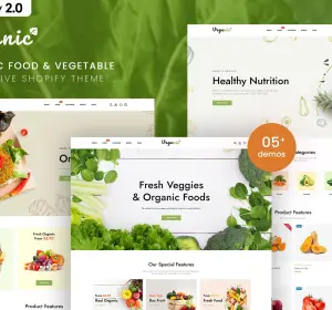 Vegenic - Organic Food Shopify 2.0 Theme