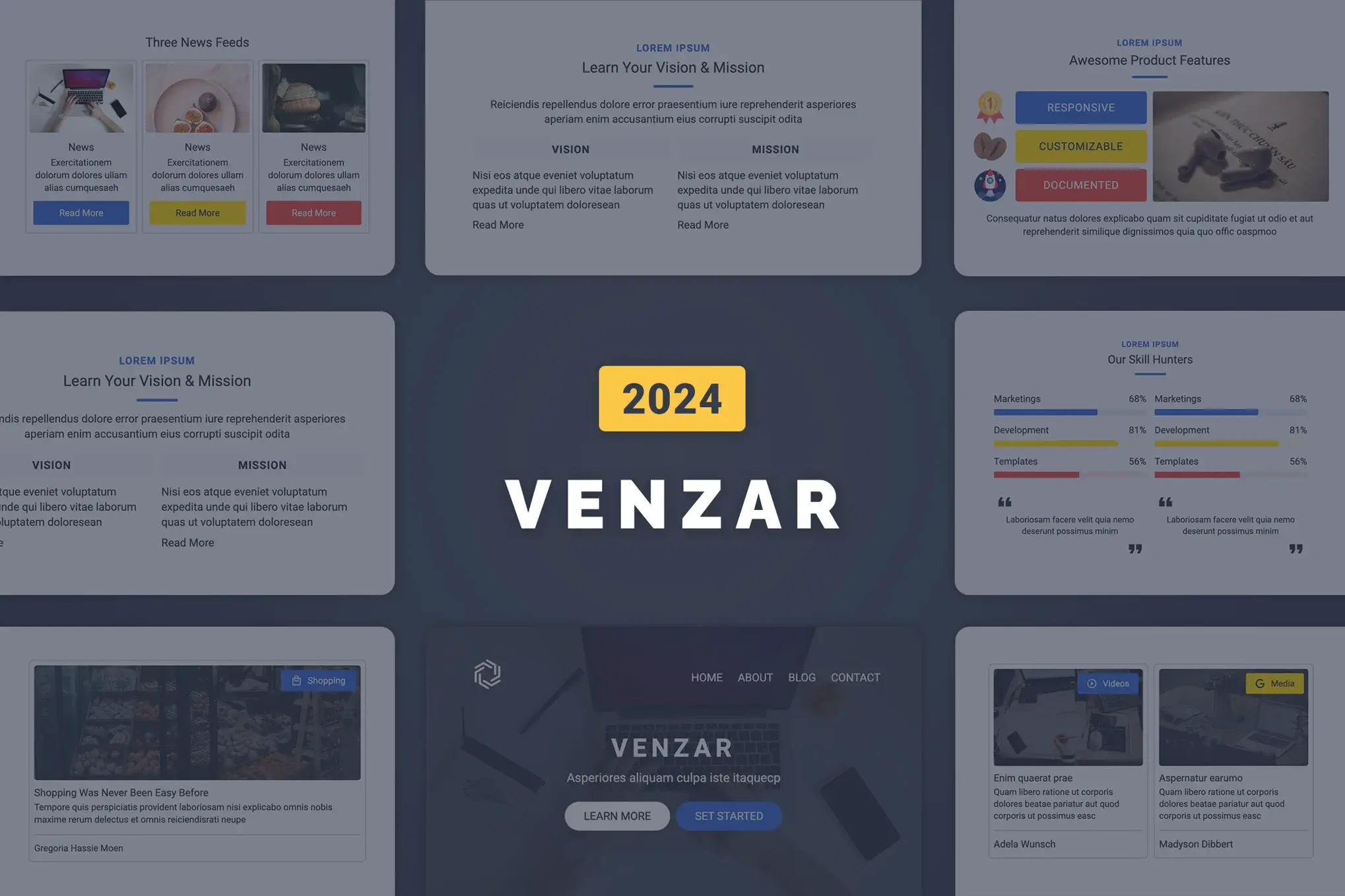 Venzar Responsive Email Template 2024