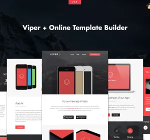 Viper - Responsive APP Business Email + Builder