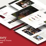 Winey - Liquor Store, Wine Shop Shopify Theme.