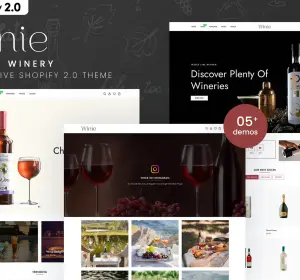 Winie - Wine & Winery Responsive Shopify 2.0 Theme