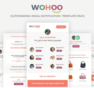 WOHOO - Beautiful Email Notifications Template