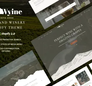 Wyine - Wine Shop & Liquor Store Shopify