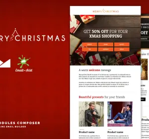 XMAS - E-commerce Responsive Email Template