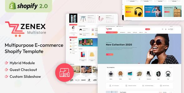 Zenex Multipurpose E-commerce Shopify Template